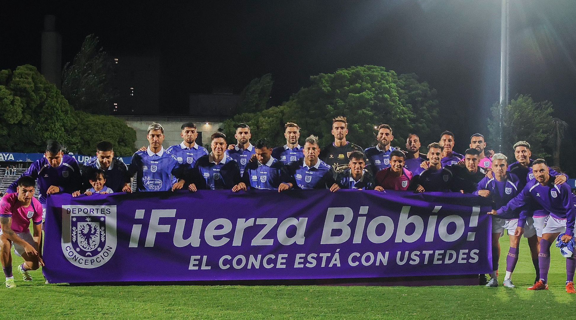 Deportes Concepción gana en Uruguay con dedicatoria al Biobío