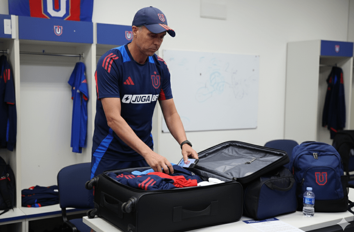 Gustavo Álvarez prepara sus maletas en la U