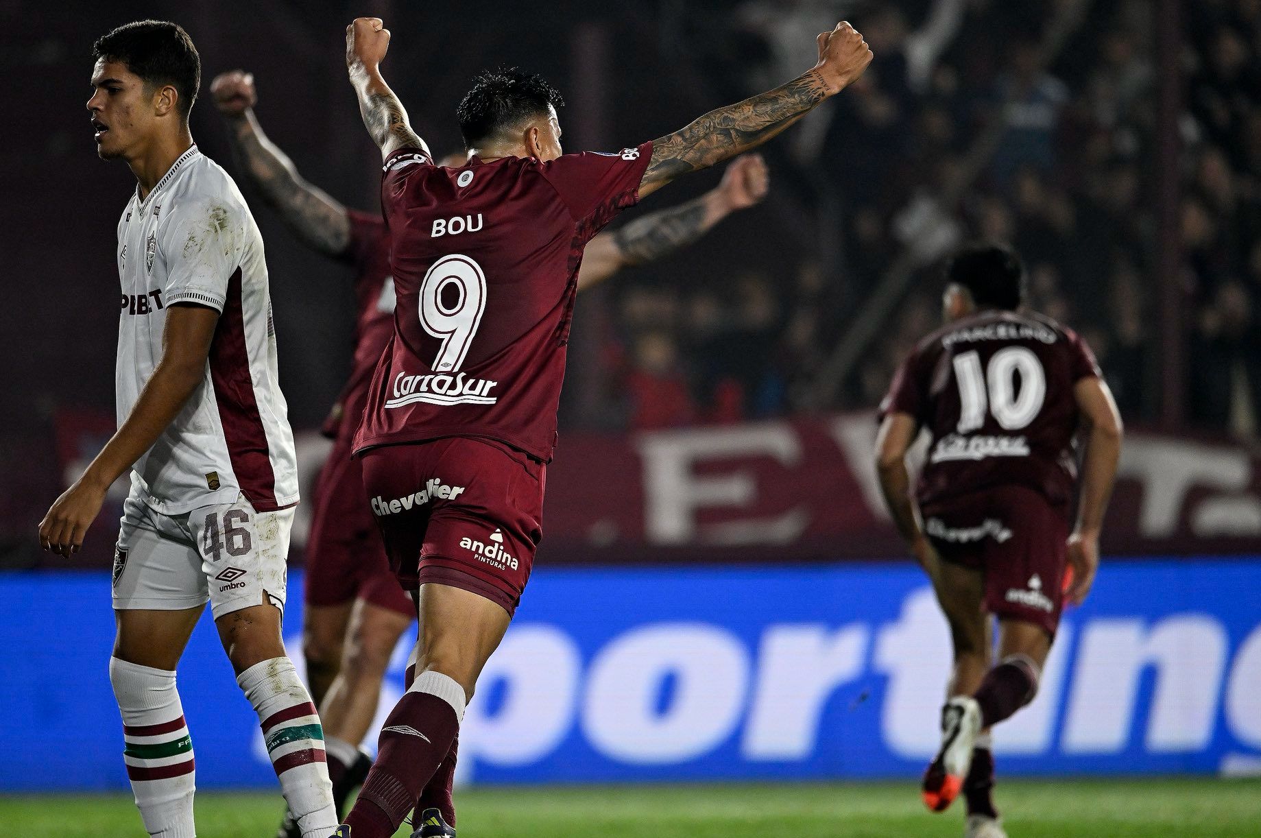 Lanús toma ventaja sobre Fluminense en la ida de los cuartos de final de la Copa Sudamericana