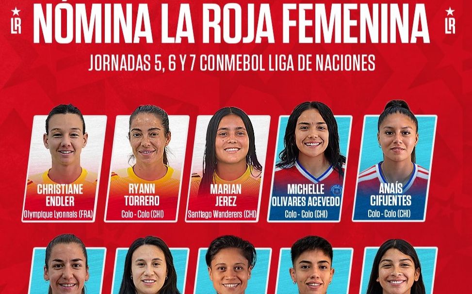 La Roja Femenina entregó nómina para la clave fecha triple  