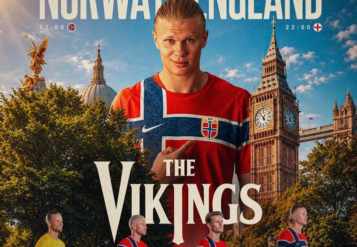 Haaland le hace un “toque de oreja” a Inglaterra con Los Beatles