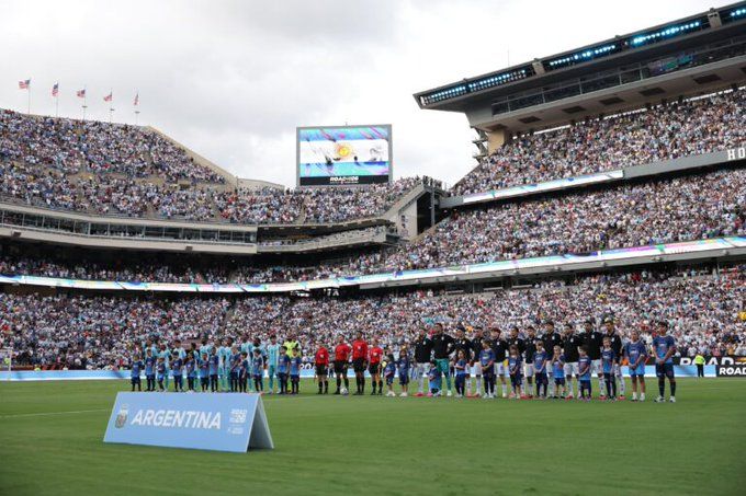 A Argentina le pusieron una cumbia en vez del himno en amistoso con Honduras