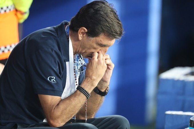 "Defraudé a mi gente", Gustavo Costas lloró tras la eliminación de Racing