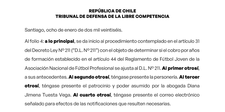 Tribunal de la Libre Competencia comenzó a investigar cobros por derechos de formación