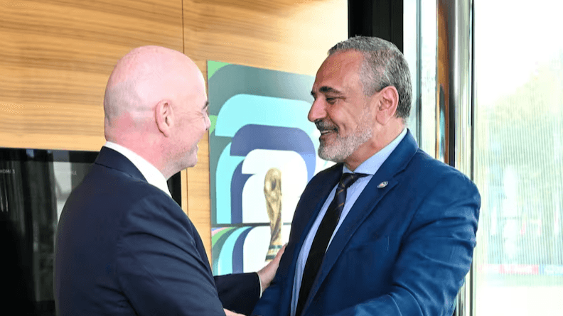 El día de Gianni Infantino en Chile