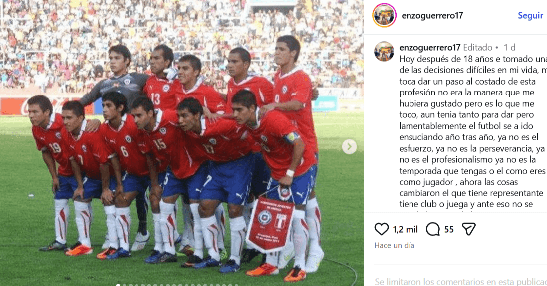 Ex seleccionado tras su retiro: “Tenía mucho para dar, pero el fútbol se ensució”