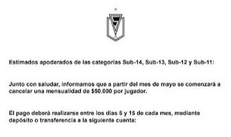 Cadetes de Santiago Morning deben pagar cincuenta lucas por jugar