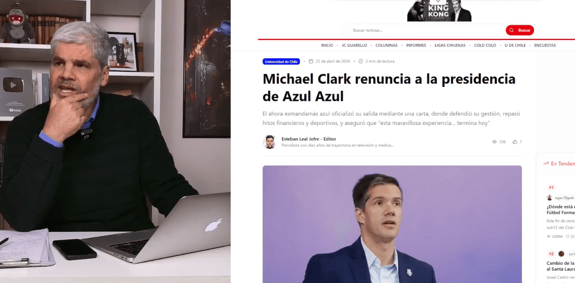 Revisa acá el capítulo del jueves 23 de abril de La Hora de King Kong