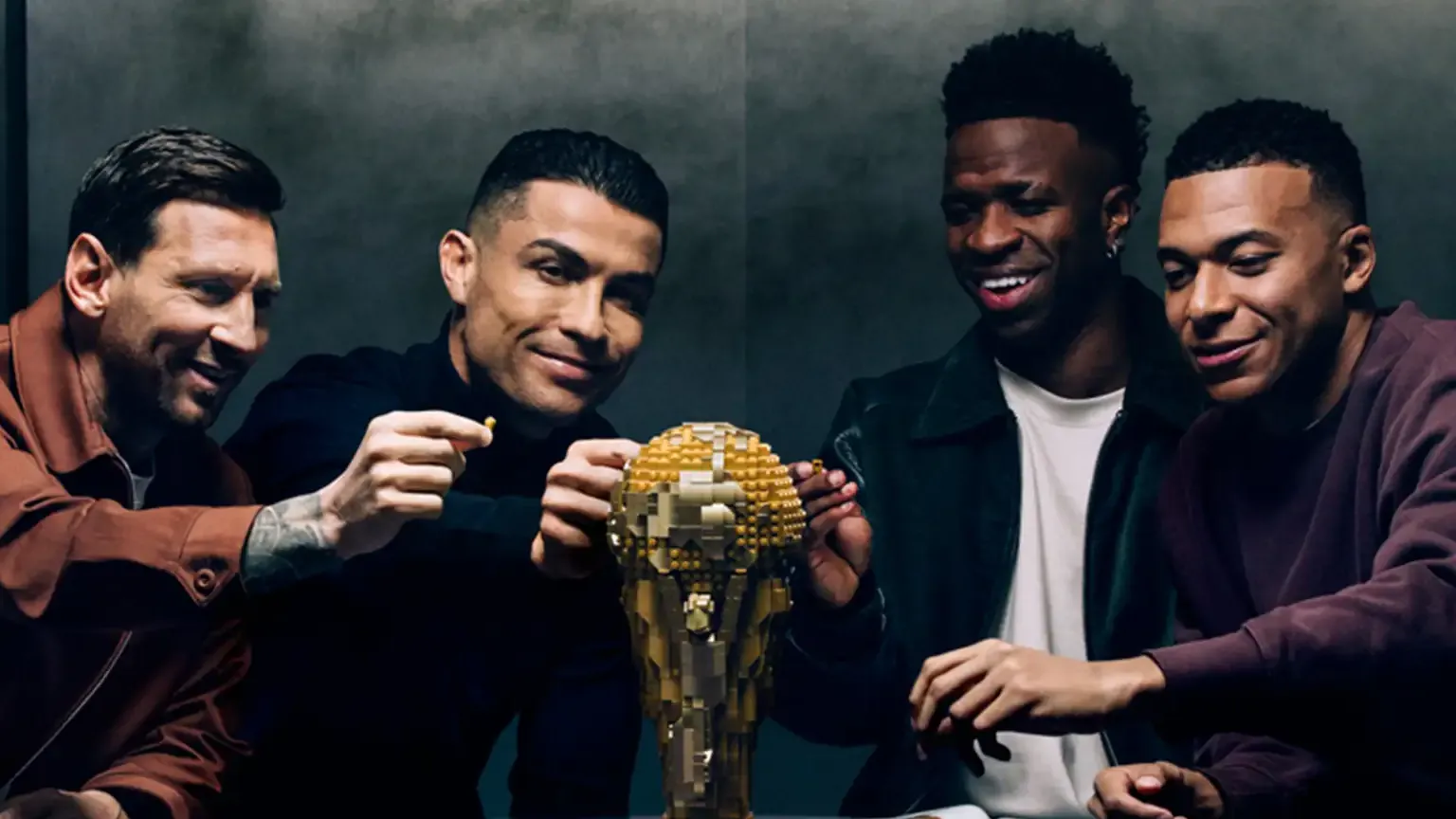 Messi, Cristiano, Vinicius y Mbappé en el viral del año