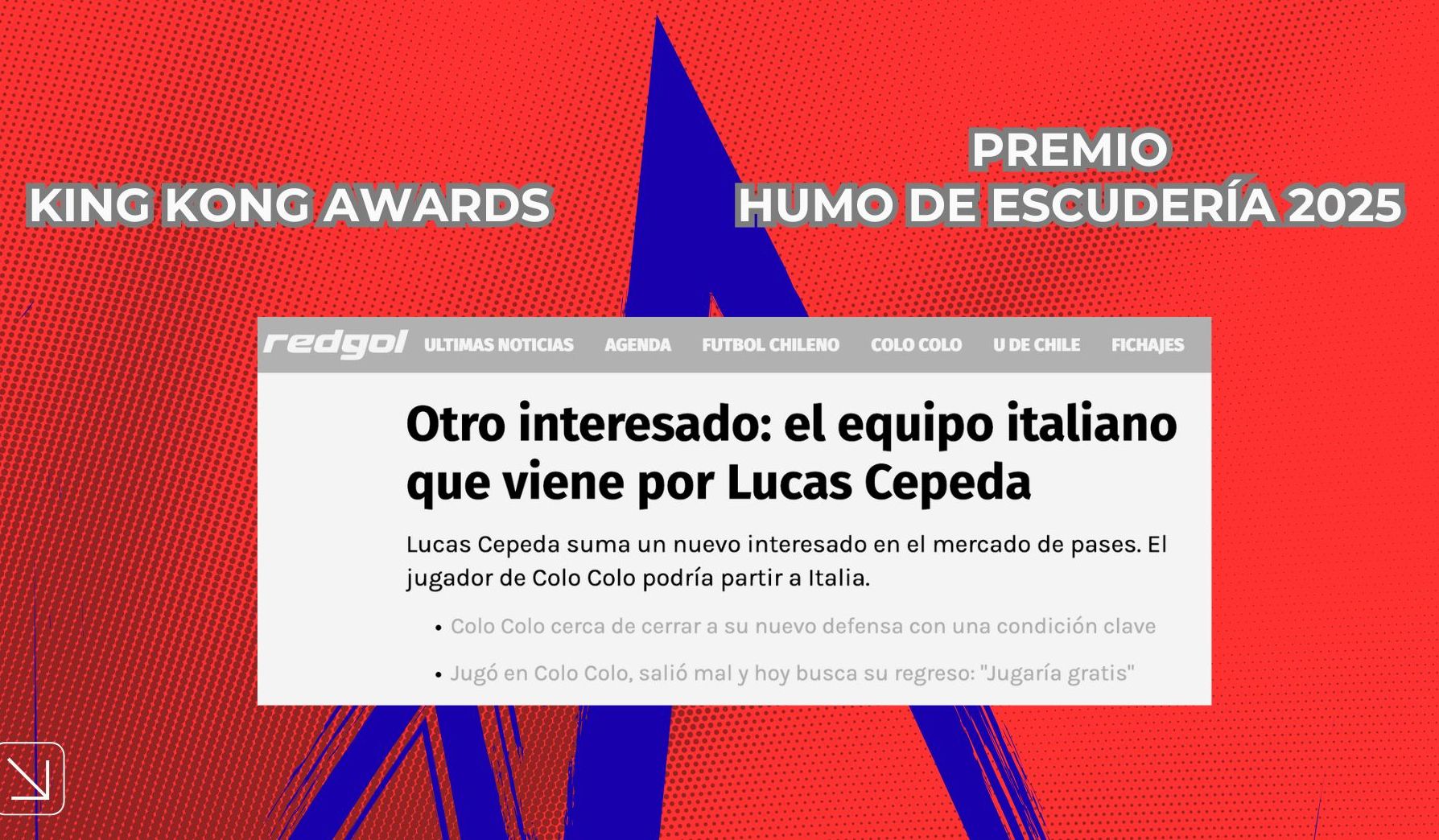 King Kong Awards: Premio Humo de la Escudería