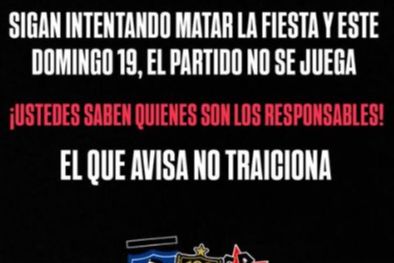 Colo Colo:Garra Blanca amenaza con suspender próximo partido