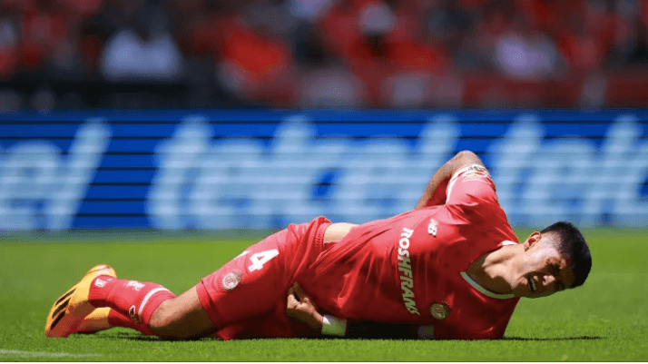 Se retira Valber Huerta tras 586 días lesionado