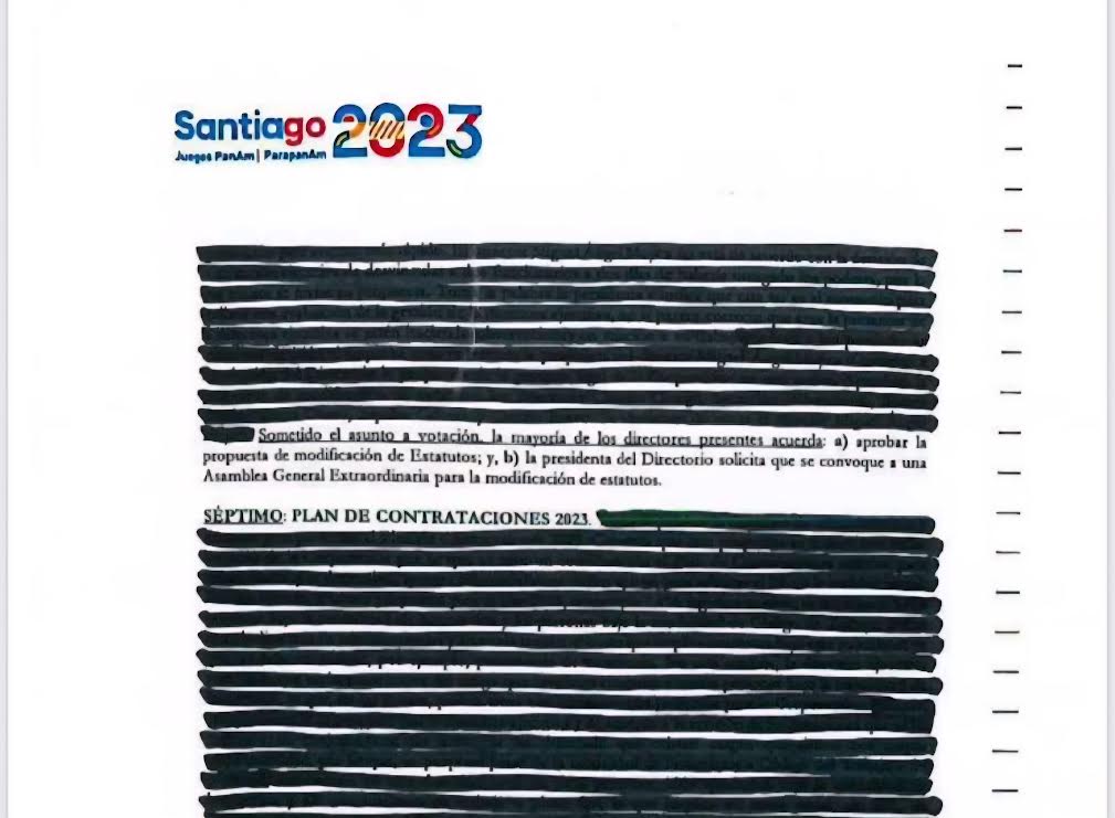 Las escandalosas actas censuradas de los Juegos Panamericanos Santiago 2025